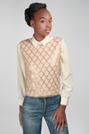 1950s Diamond Fence Sweater