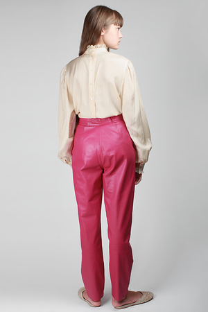 1980s Pink Flamingo Pants