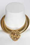1990s Gold Lion Necklace