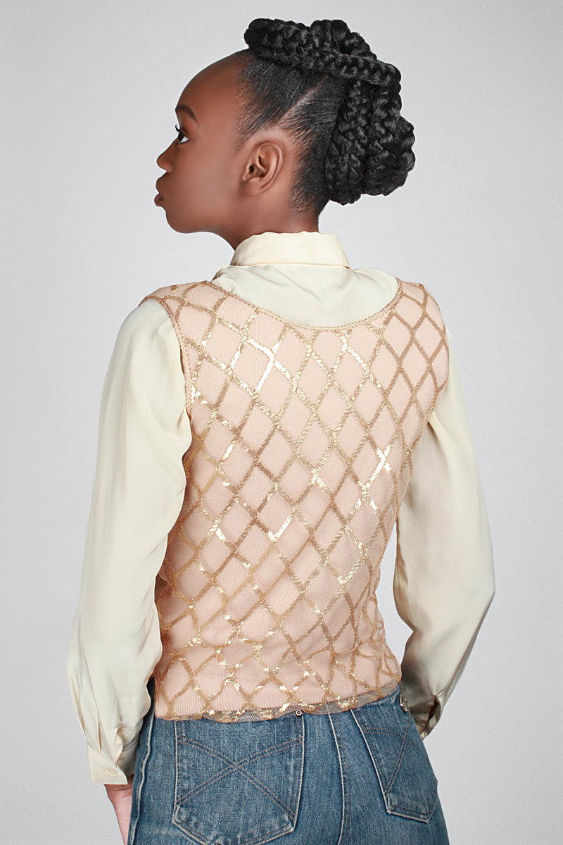 1950s Diamond Fence Sweater