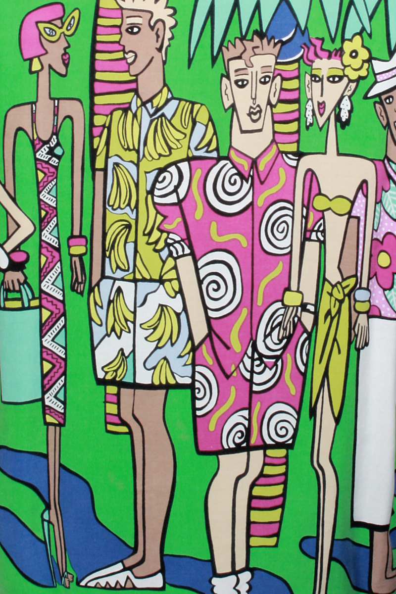 1980s Face In The Crowd Top