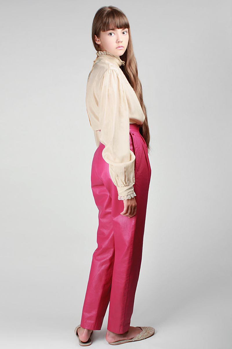 1980s Pink Flamingo Pants
