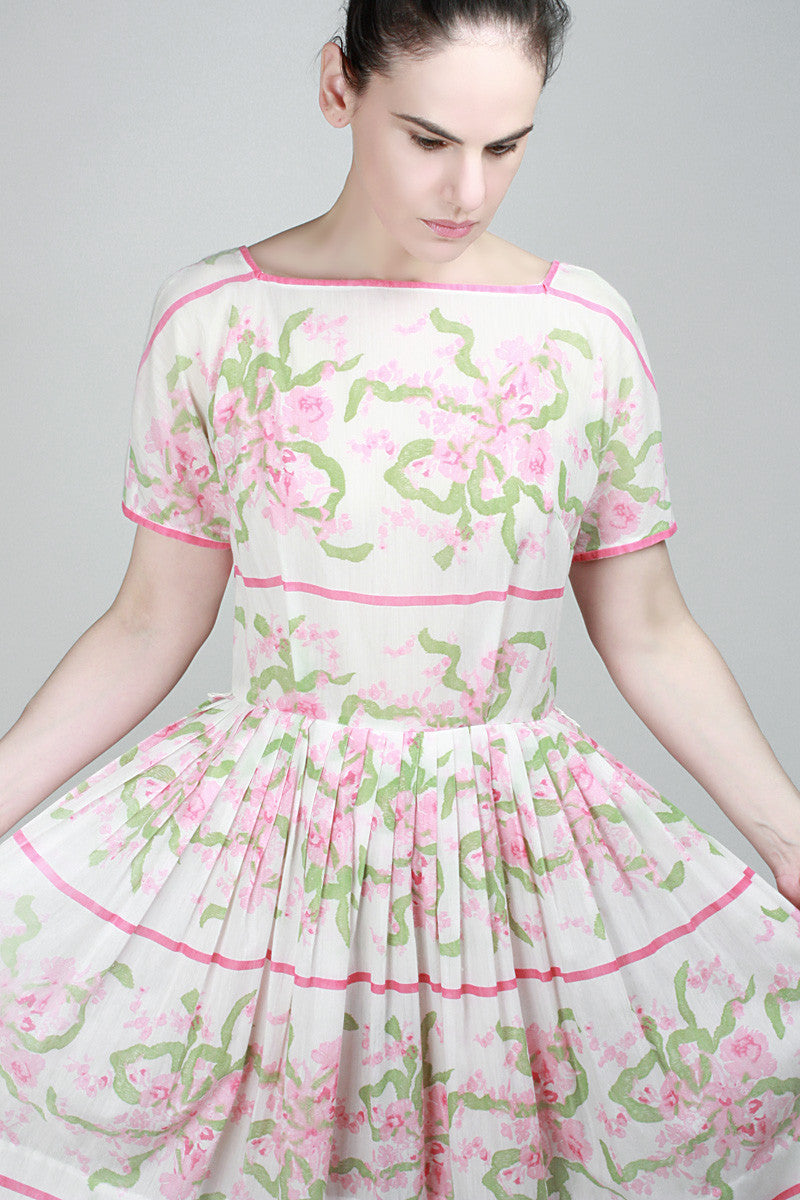 1950s Honeysuckle Rose Dress