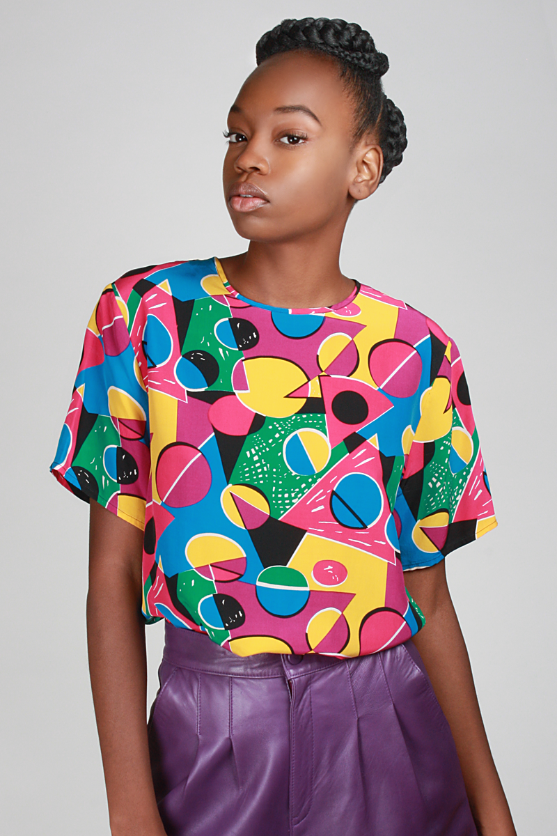 1980s Memphis Blouse