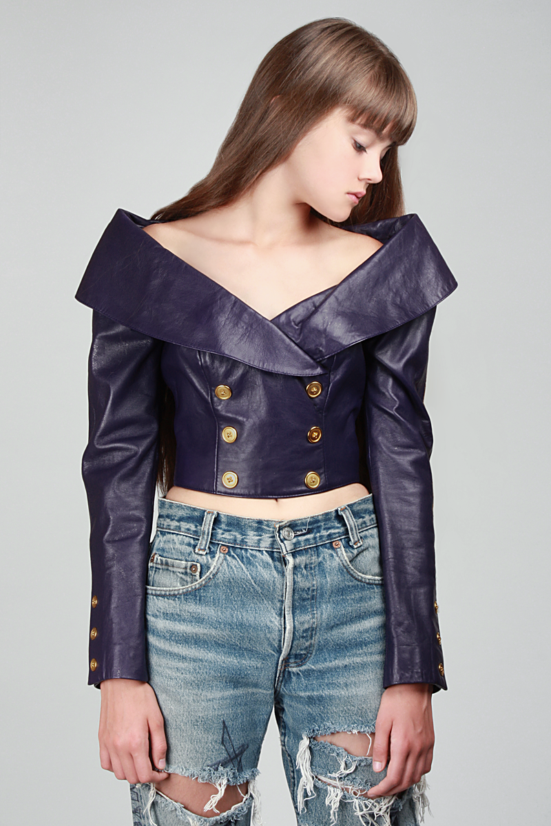 1980s Purple Heart Top