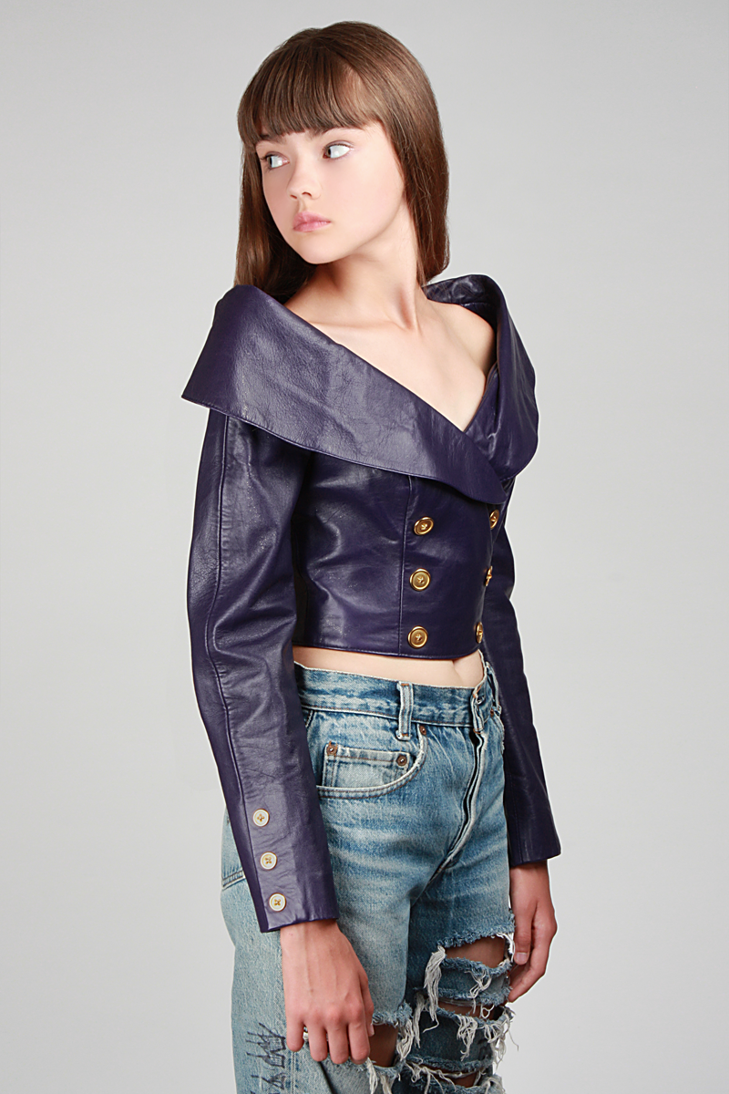 1980s Purple Heart Top