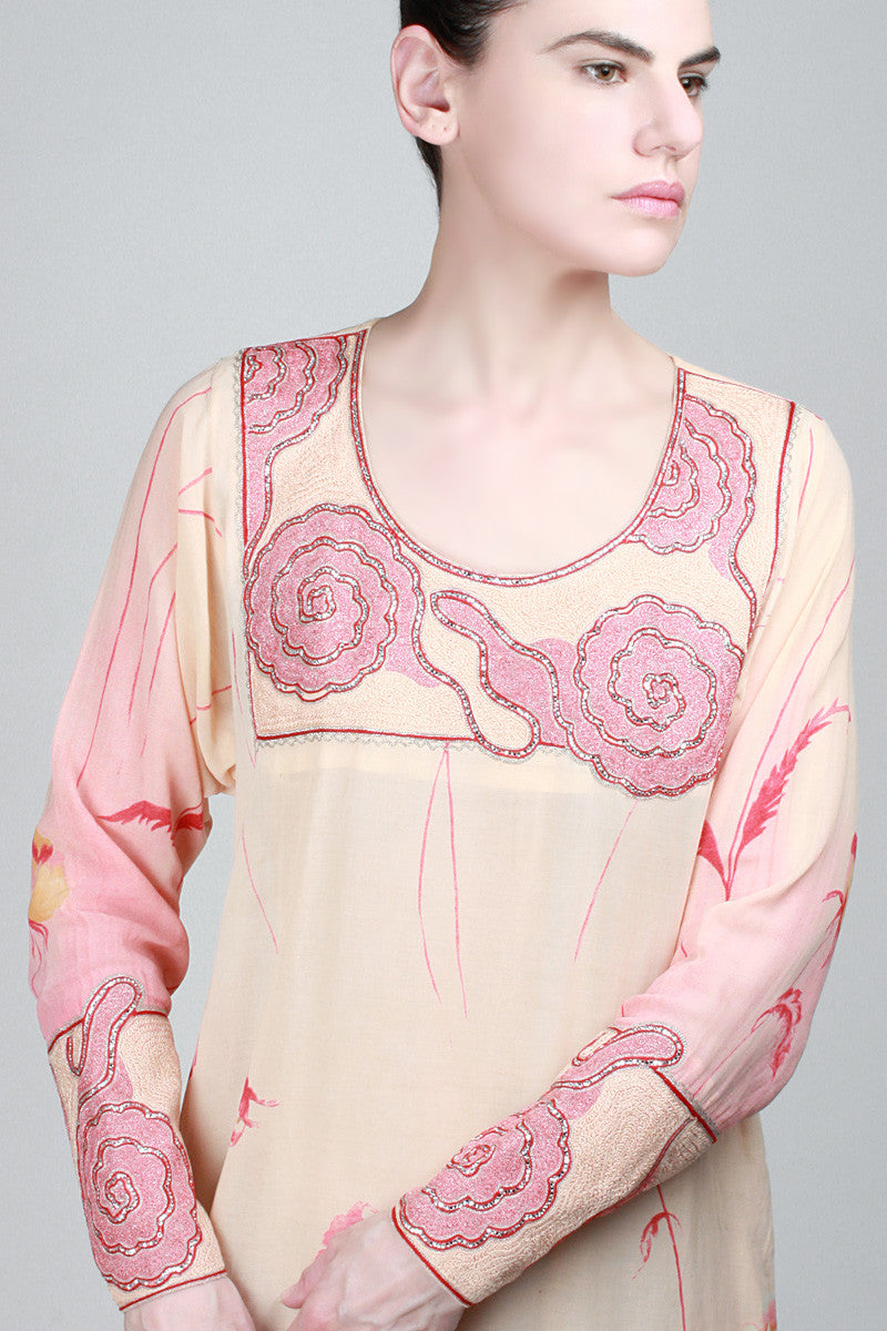 1970s Iron Rose Caftan