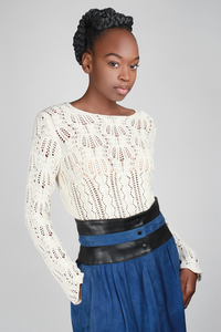 1970s Dark And Stormy Skirt