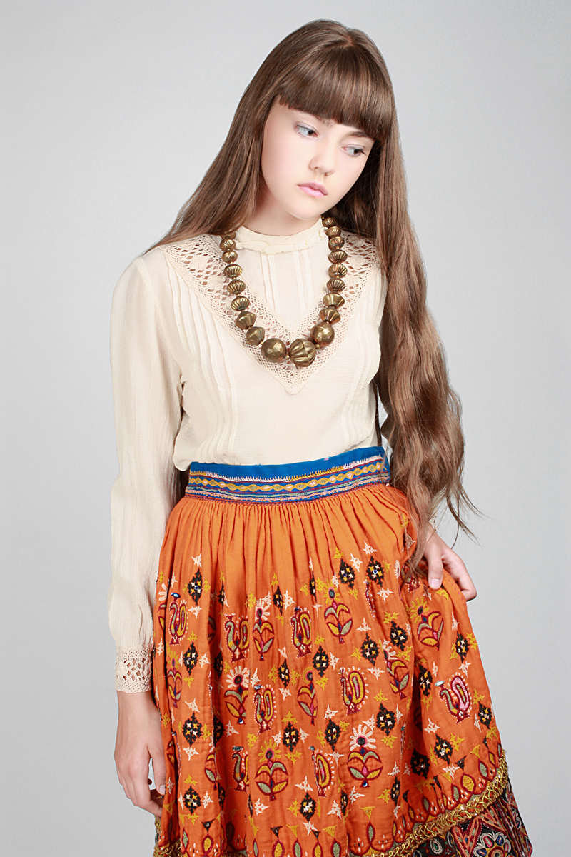 1970s Bohemian Rhapsody Skirt