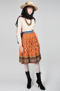 1970s Bohemian Rhapsody Skirt