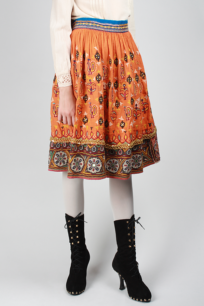1970s Bohemian Rhapsody Skirt