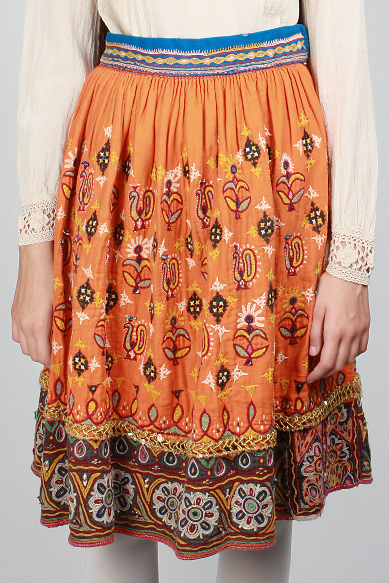 1970s Bohemian Rhapsody Skirt