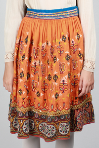 1970s Bohemian Rhapsody Skirt