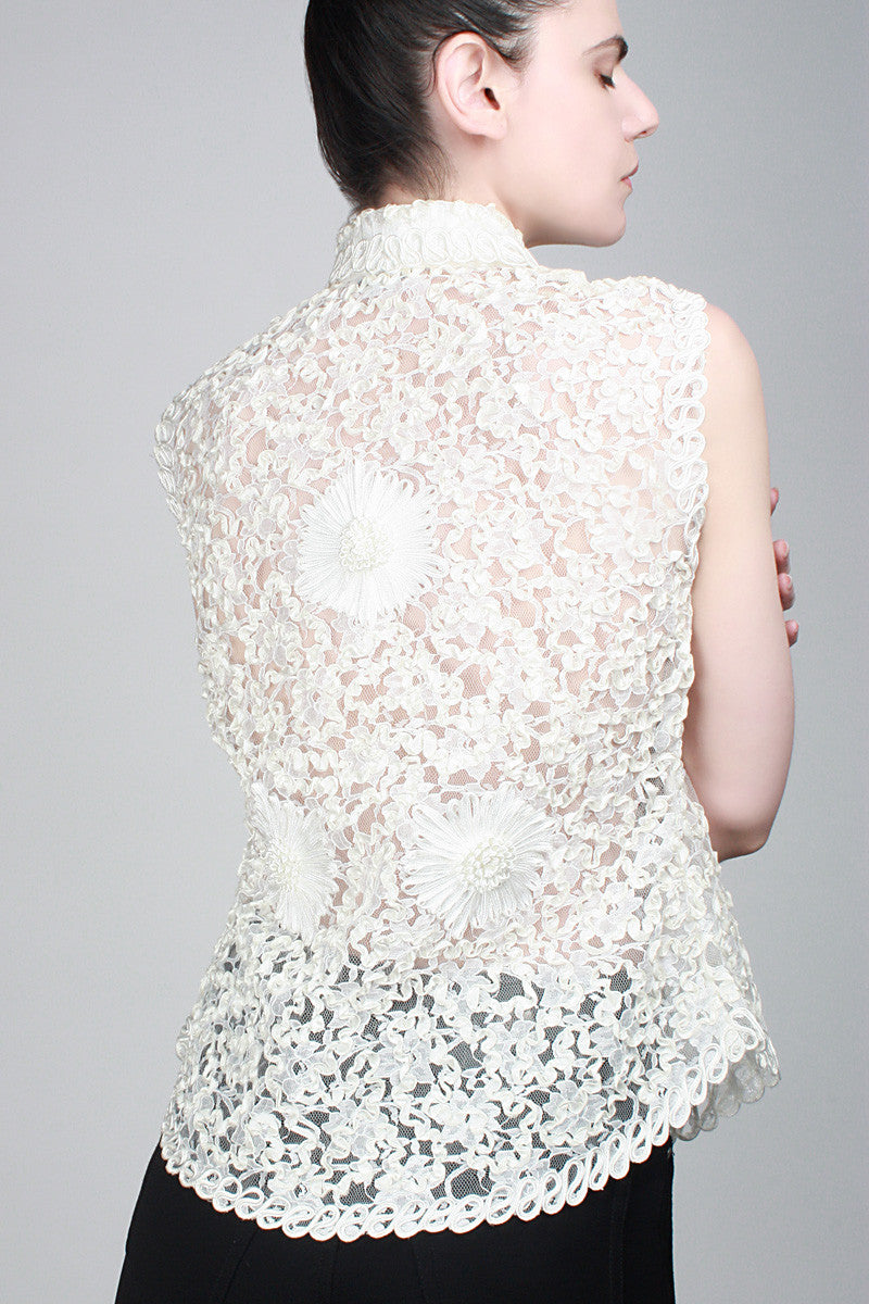 1990s White Heat Blouse