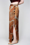 1990s YSL Cheetah Skirt