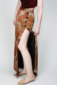 1990s YSL Cheetah Skirt