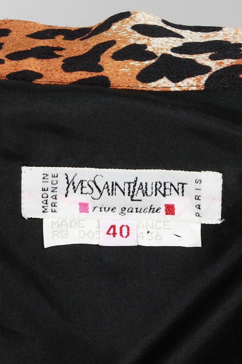 1990s YSL Cheetah Skirt