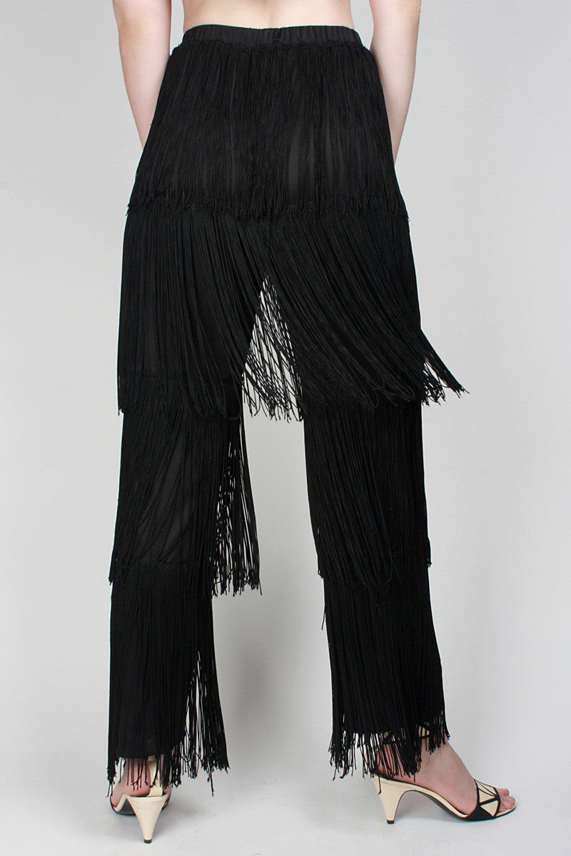 1980s Shimmy Fringe Pants