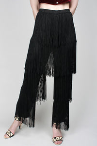 1980s Shimmy Fringe Pants