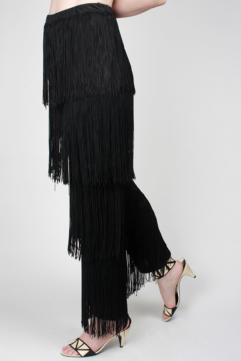 1980s Shimmy Fringe Pants
