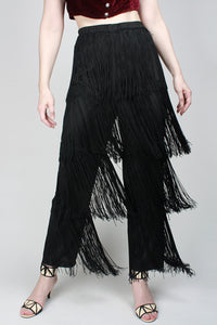 1980s Shimmy Fringe Pants