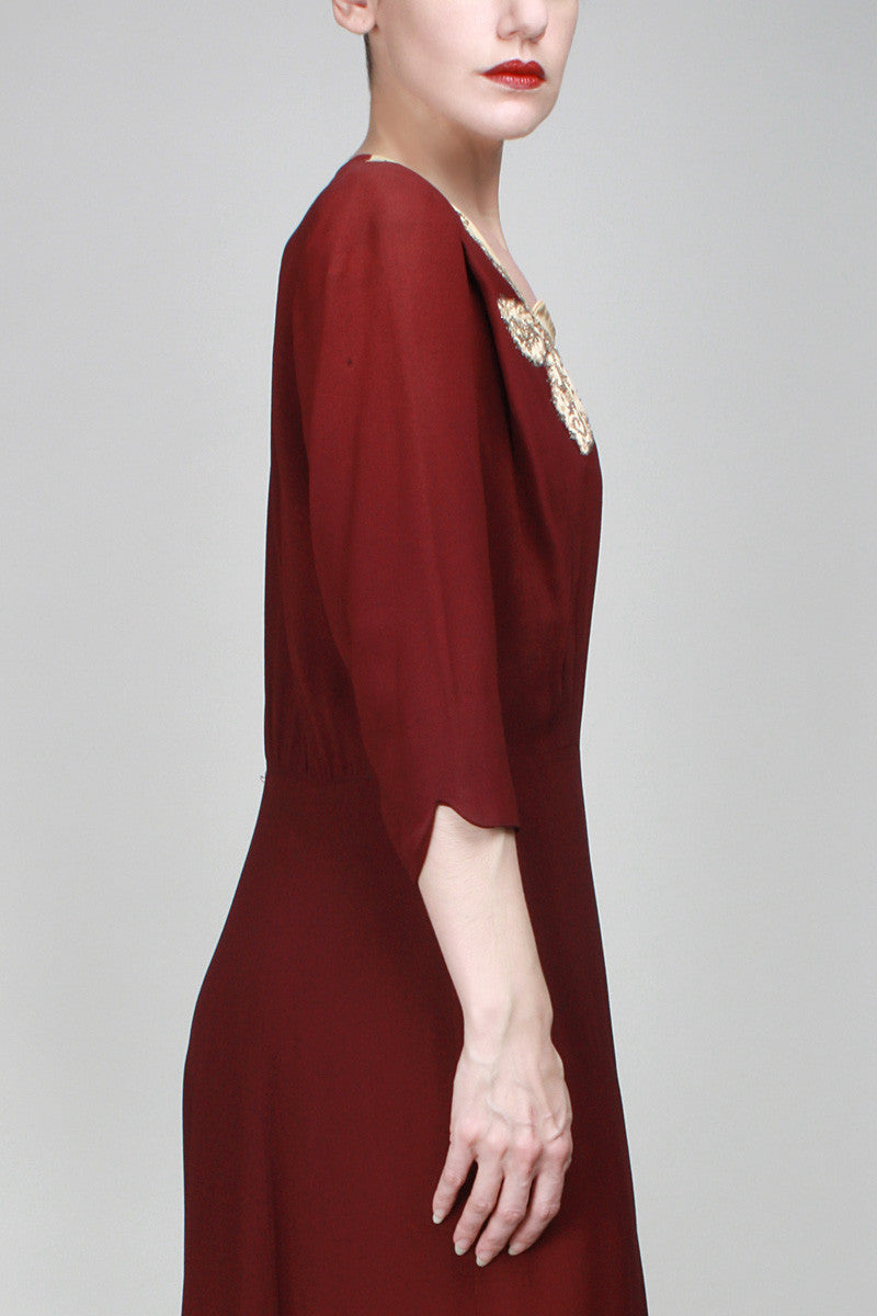 1940s Romantic Day Dress