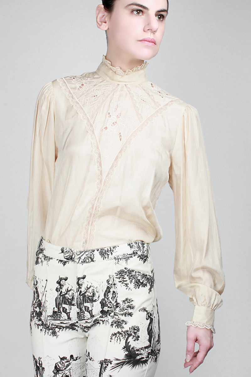 1970s Arsenic And Lace Blouse