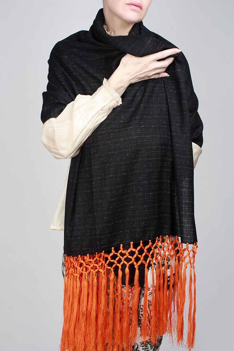 Orange Crush Shawl