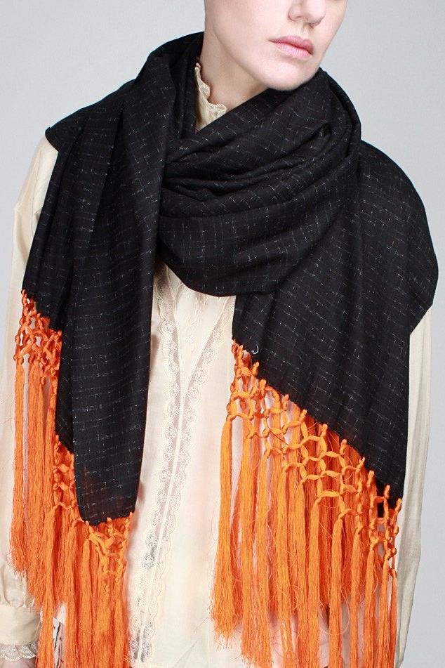 Orange Crush Shawl