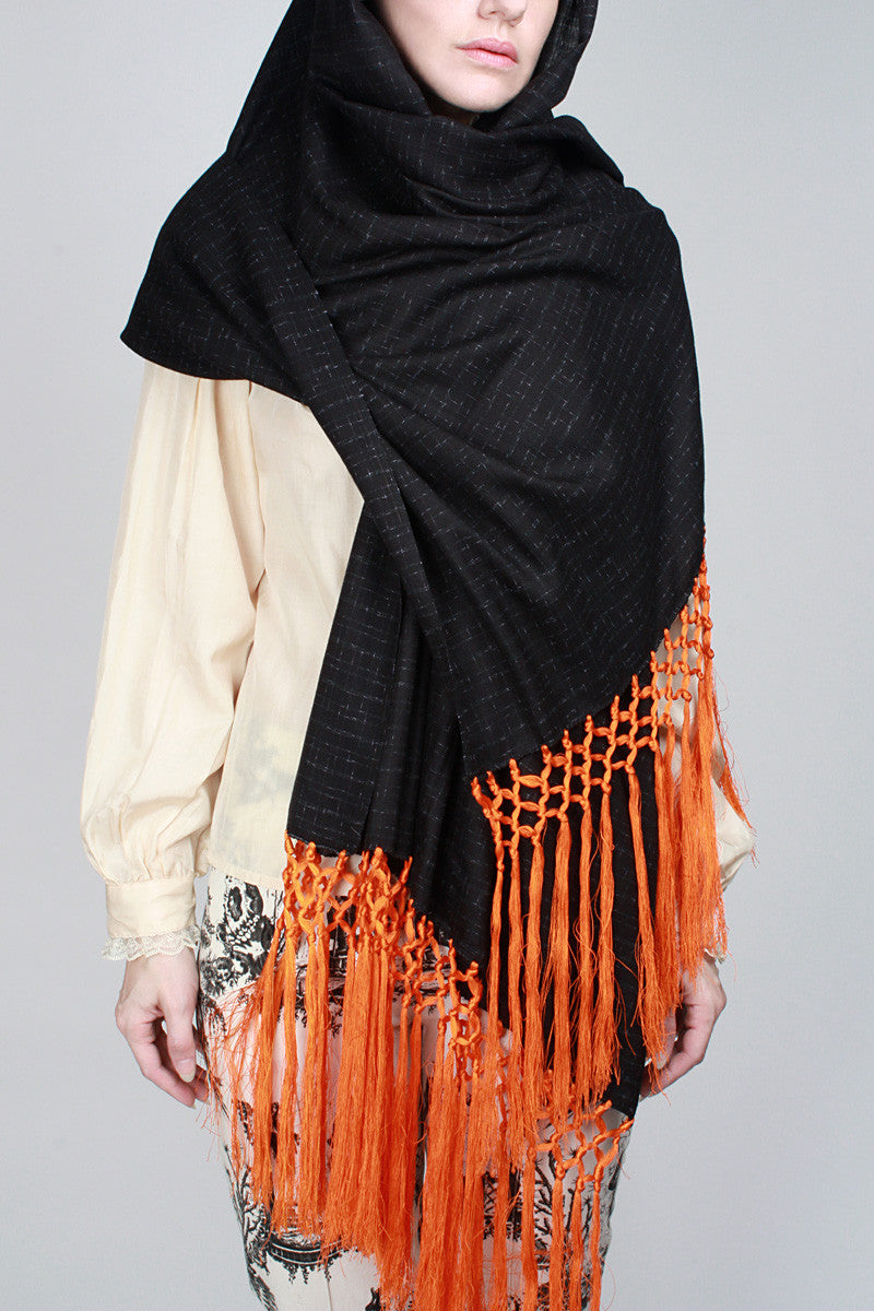 Orange Crush Shawl
