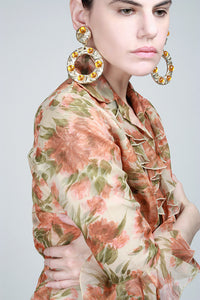 1970s Helios Earrings