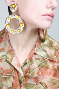 1970s Helios Earrings